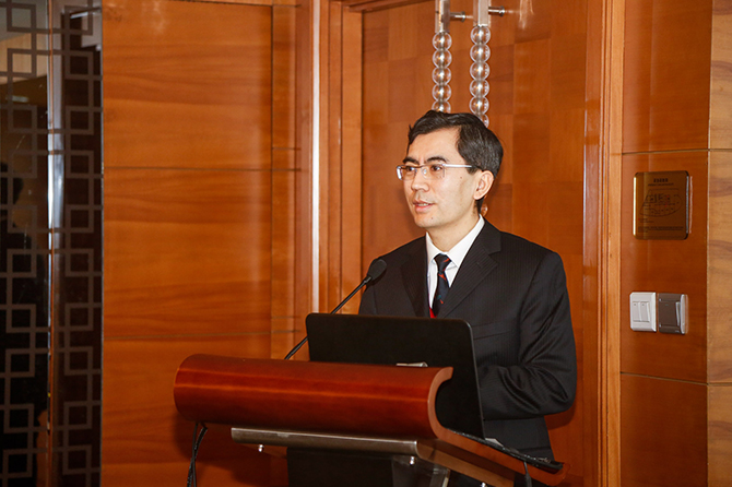 Niu Yantao, Phantom Research PI gives a keynote speech