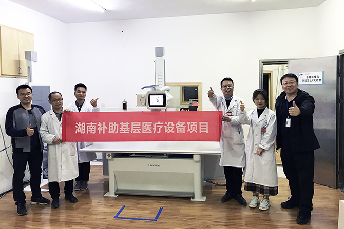 Successful product delivery at a hospital in Yiyang